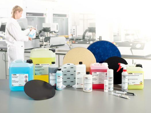Consumibles QATM para preparación metalográfica